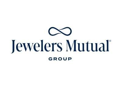 Jewelers Mutual Group logo with navy text and an infinity-like symbol above it