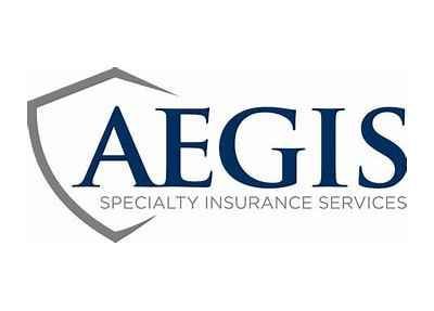 Aegis color is navy blue  and gray with white background