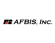 The logo for afbis inc. is black and red on a white background.