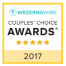 The weddingwire couples ' choice awards logo for 2017