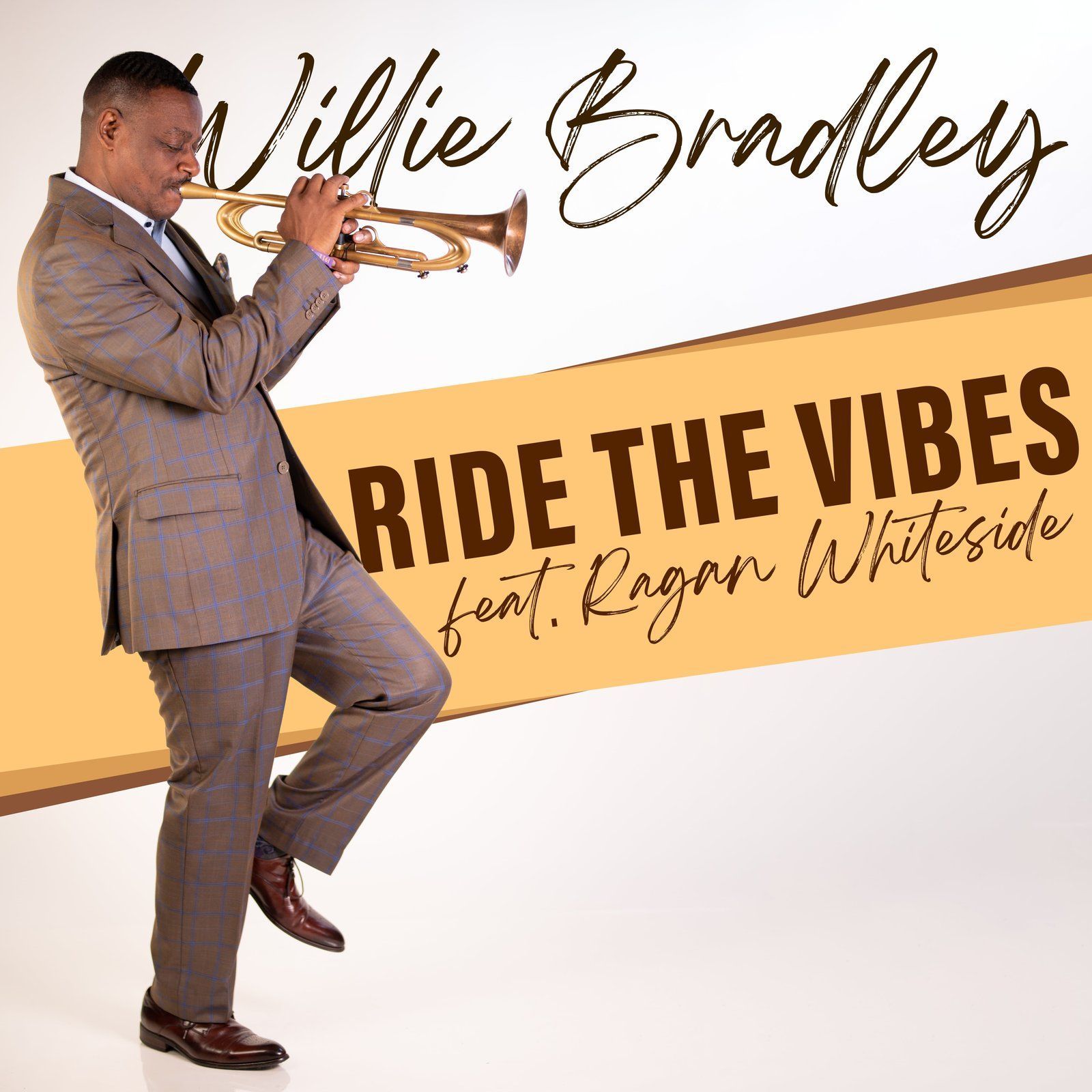 Willie Bradley plays trumpet; 