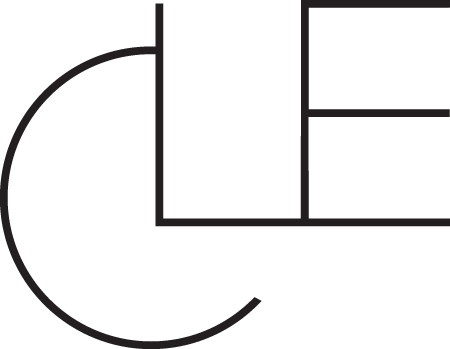 Logo for CLE Cosmetics, clean makeup and skincare.