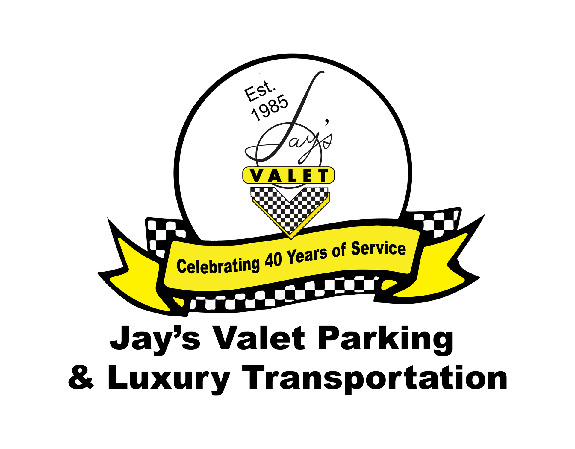 Logo for Brass Ring Luncheon and Fashion Show premier sponsor Jay's Valet.