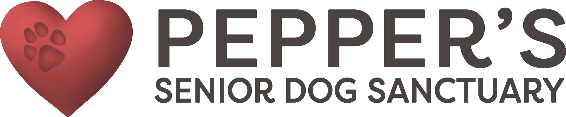 Pepper's senior dog sanctuary logo 