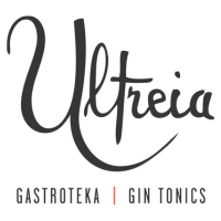 Logo for Ultreia in Denver Union Station. 