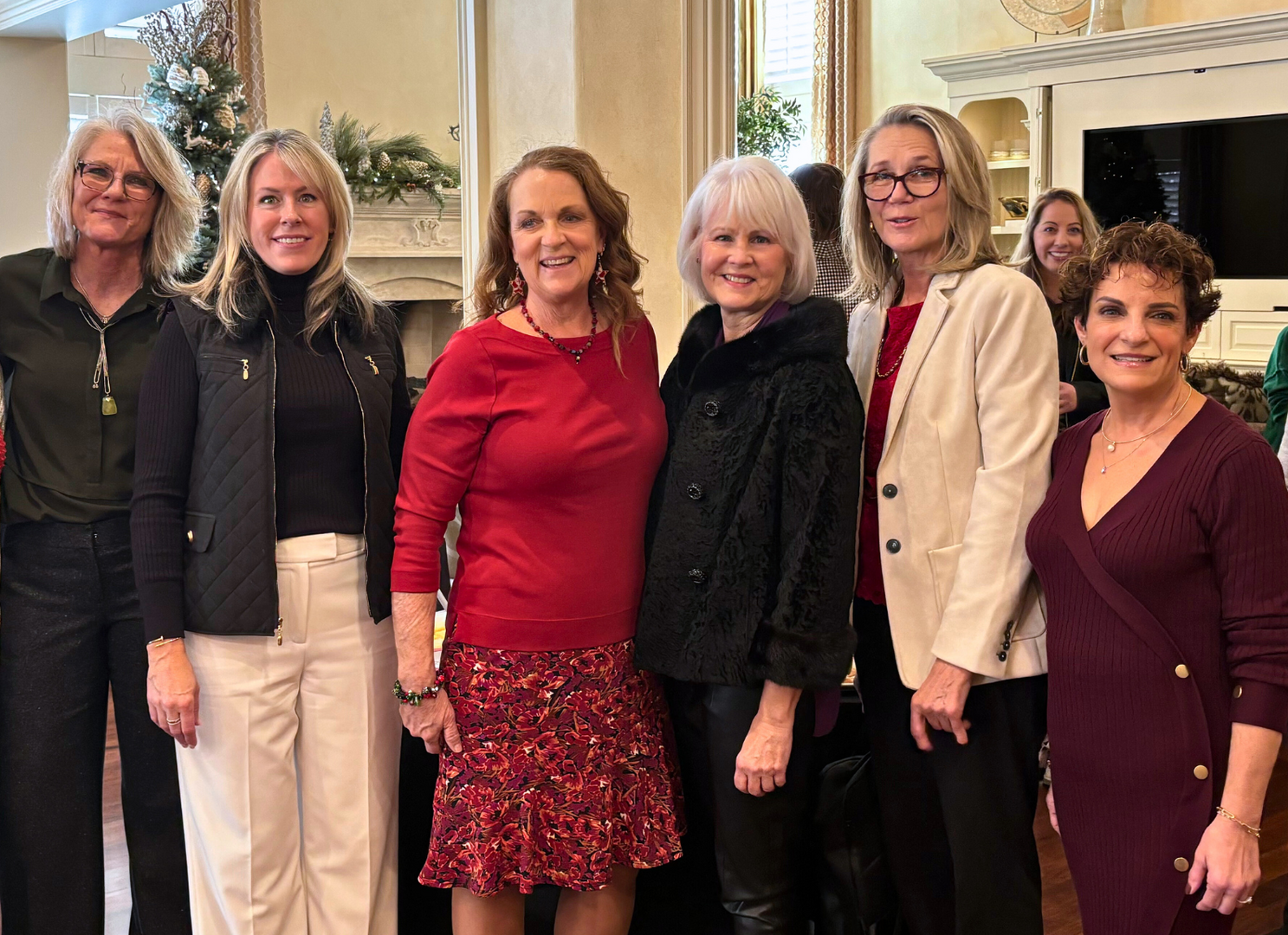 Christy Alberts, Tracy van Orman, Carol Hamer, Jill Christensen, Ingrid Warden, and Lori Finch.