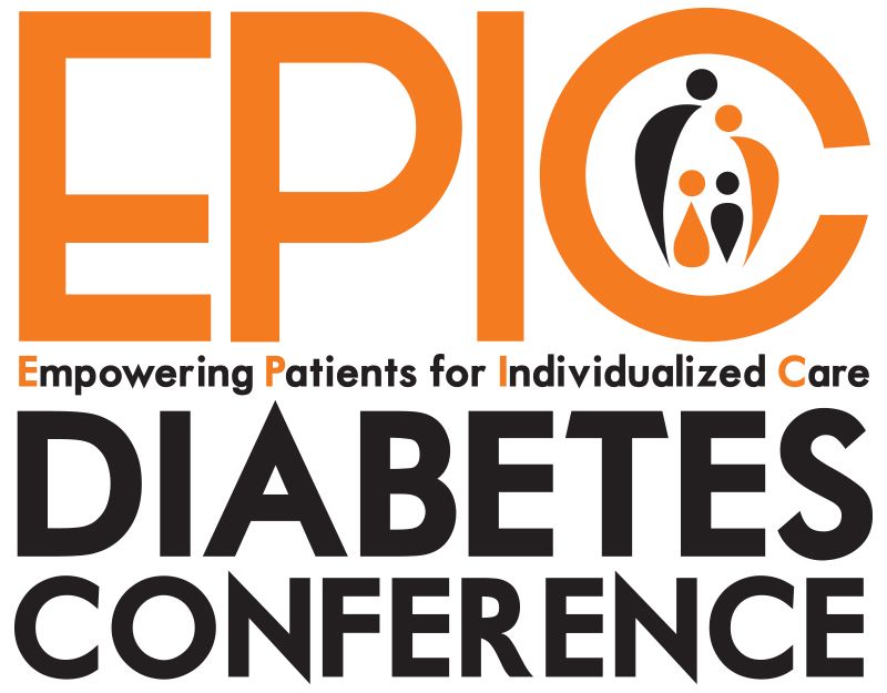 The logo for epic diabetes conference empowering patients for individualized care