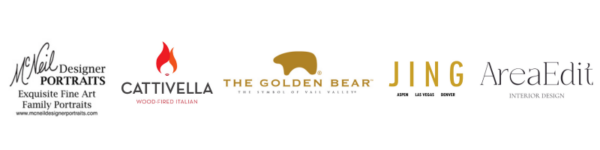 A row of logos including the golden bear and jing are lined up on a white background.