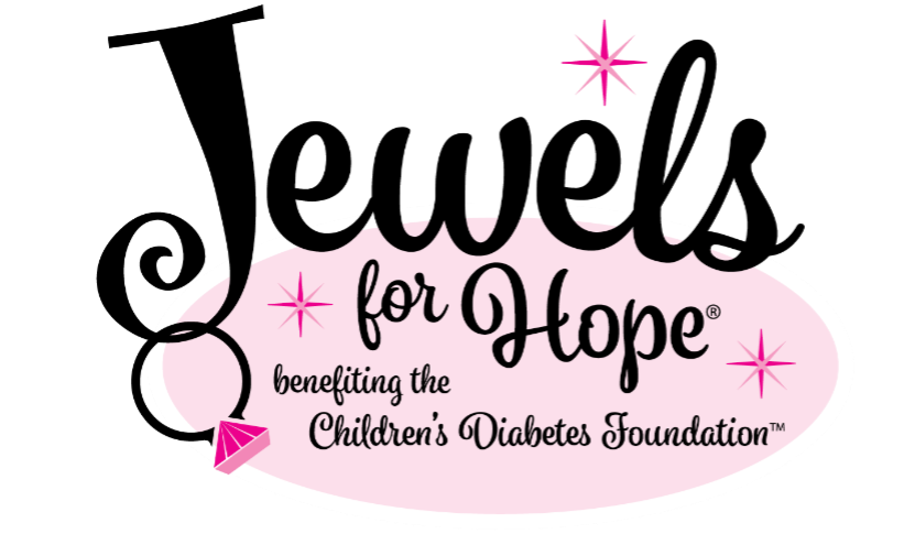 Logo for jewels for Hope, benefitting the Children's Diabetes Foundation.