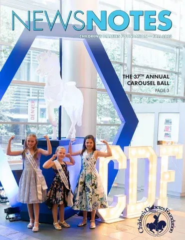 Cover of Winter 2024 NewsNotes featuring former Denver Nugget and T1D Gary Forbes.