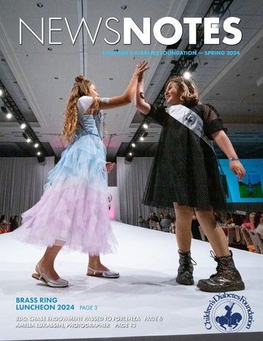 Cover of NewsNotes Spring 2024 Issue with two advocates high fiving on a stage.