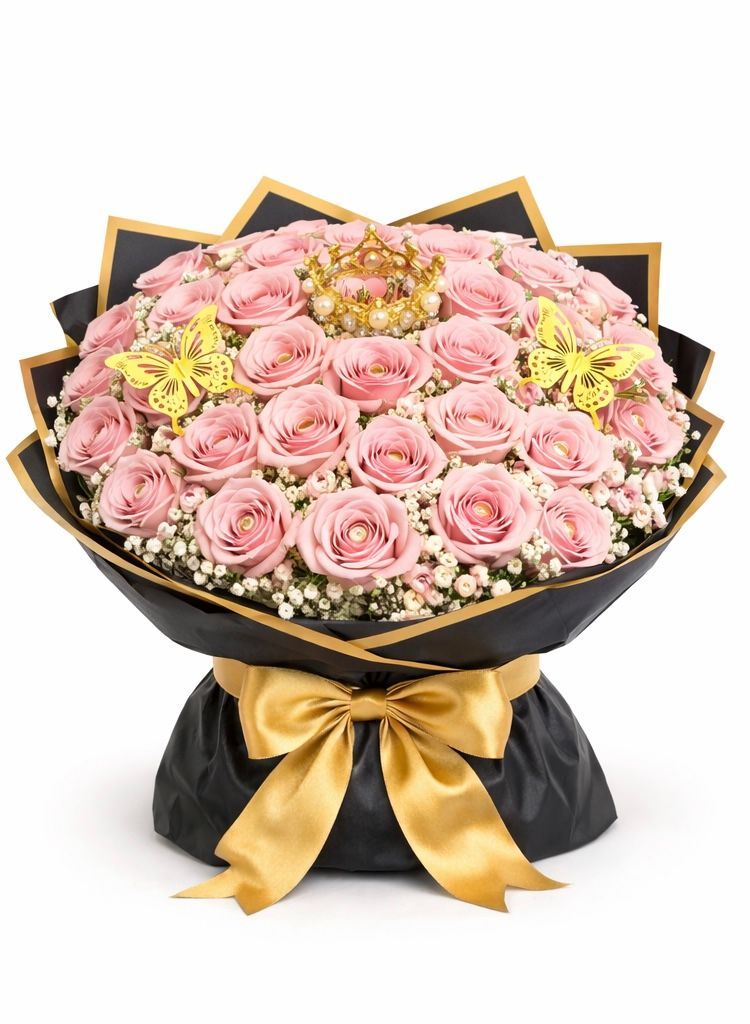 Large Real Rose Bouquet  (3 Dozen)