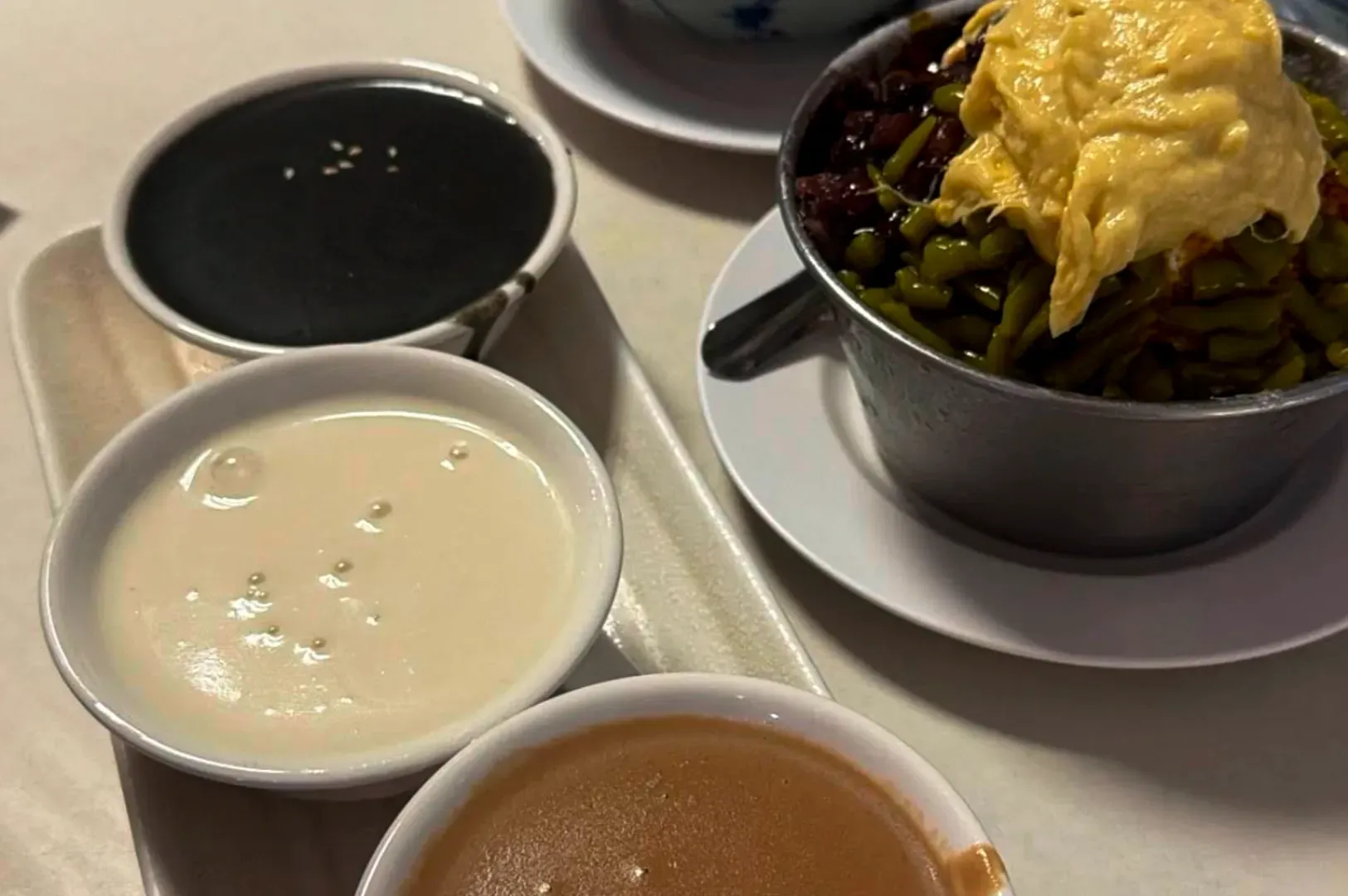 This close-up captures a variety of traditional Chinese 