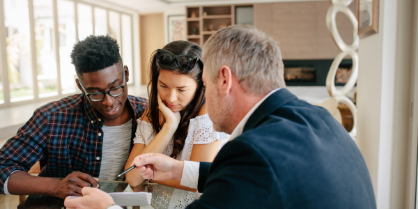 couple discussing different types of annuities