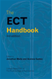 Book cover: blue cover titled “The ECT Handbook,” 3rd edition, with gold and white text.