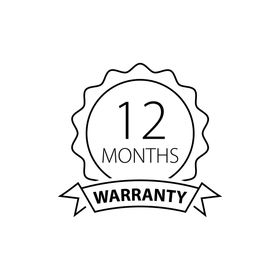 12 month warranty badge — Refrigeration and Air Conditioning in Sunshine Coast, QLD