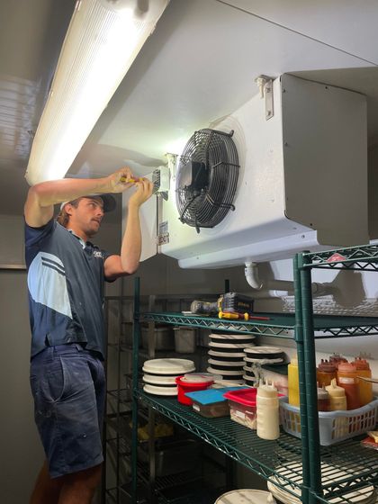 cold room installation in a commercial sunshine coast building