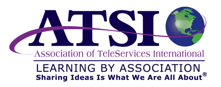 a logo for the association of teleservices international