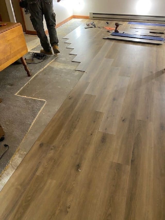 Installing a Floor — Waterbury, CT — Armend's Painting and Home Improvement