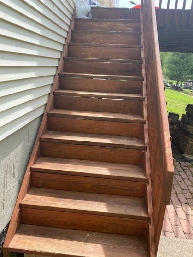 Wooden Outside Stair — Waterbury, CT — Armend's Painting and Home Improvement