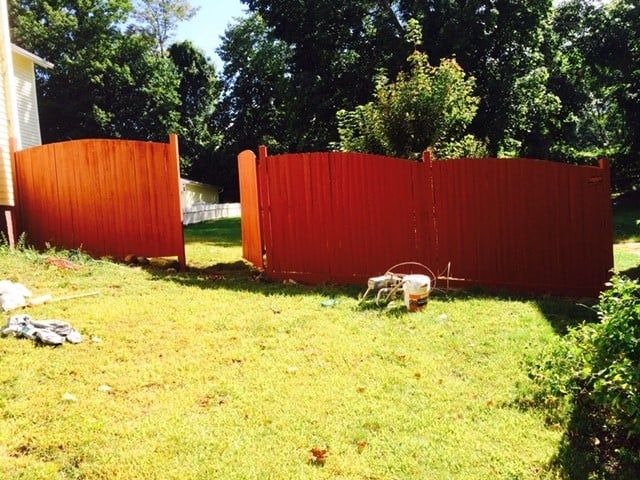 Installed Fence — Waterbury, CT — Armend's Painting and Home Improvement
