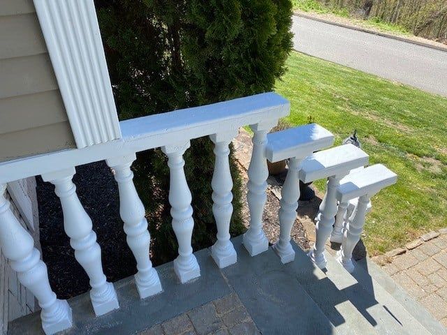Outside Stair of Home — Waterbury, CT — Armend's Painting and Home Improvement
