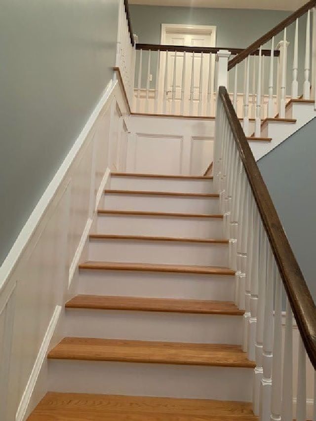 Wooden Staircase — Waterbury, CT — Armend's Painting and Home Improvement