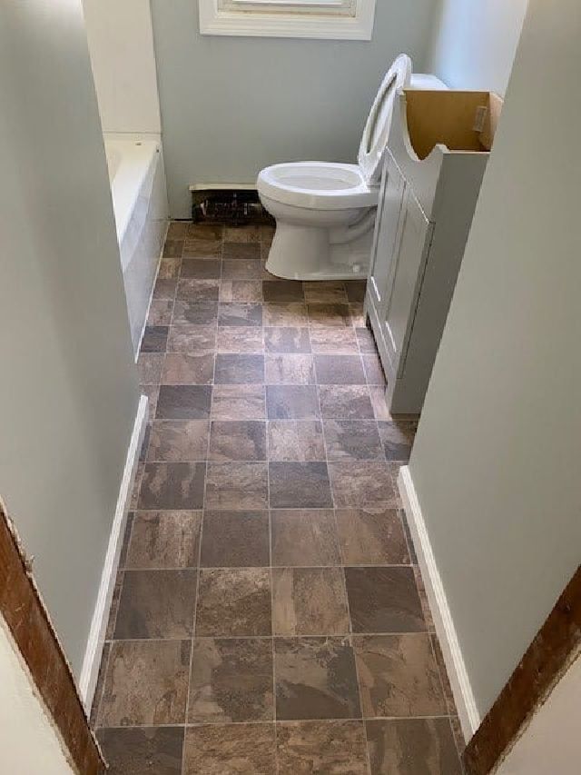 Tiles in Bathroom — Waterbury, CT — Armend's Painting and Home Improvement