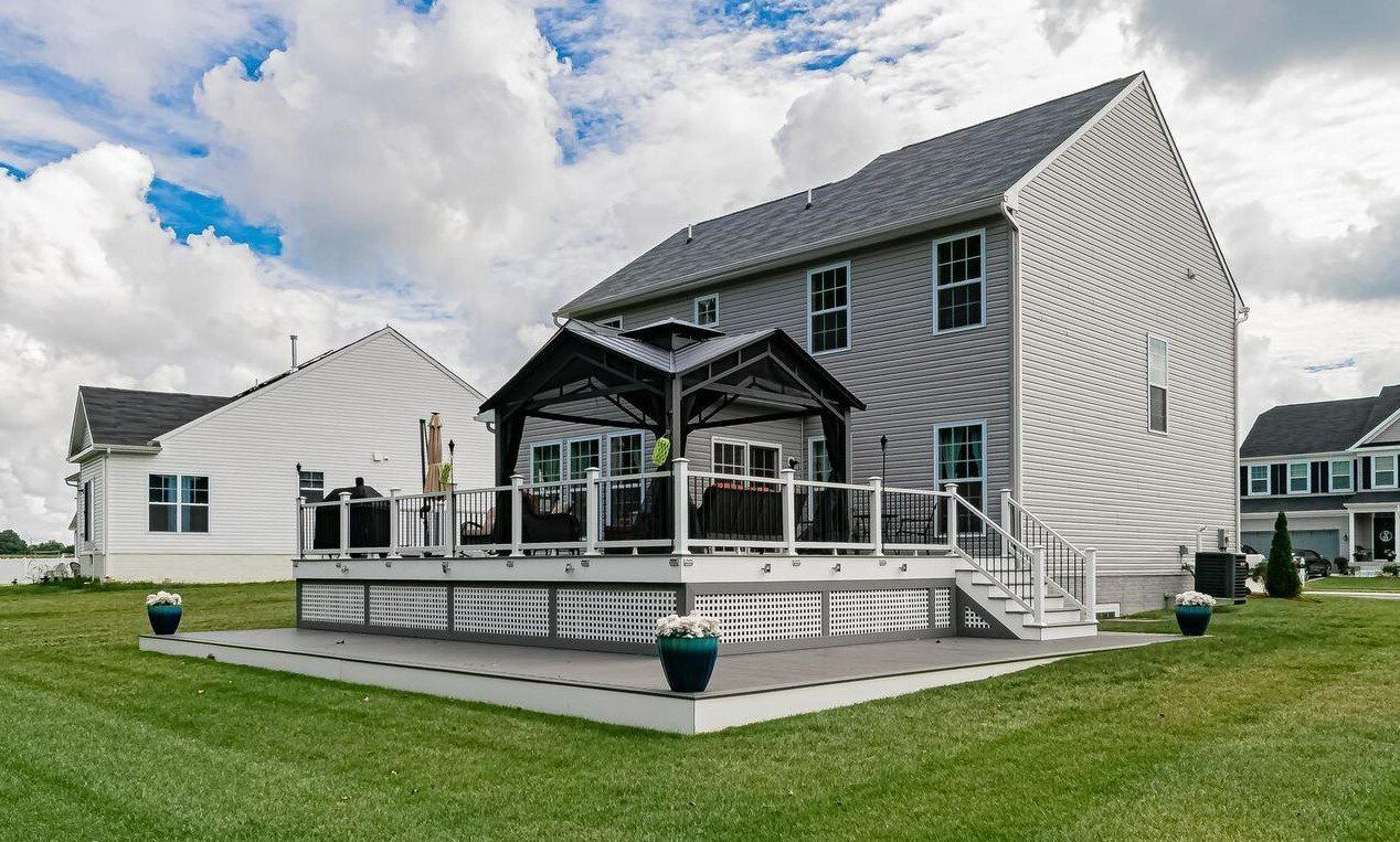 Backyard deck with gazebo, SOLD in Magnolia DE 2021
