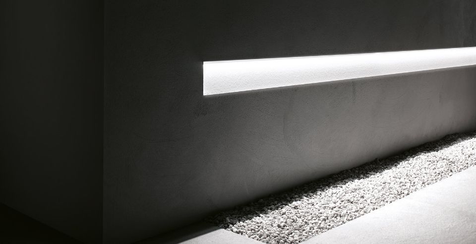 Lampada da incasso orizzontale