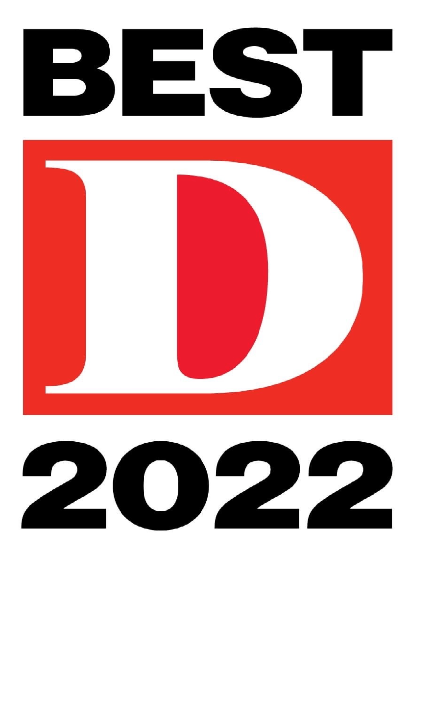 Logo signifying that John M. Cook, Attorney at Law was named to D Magazine's Best Lawyer for 2022.