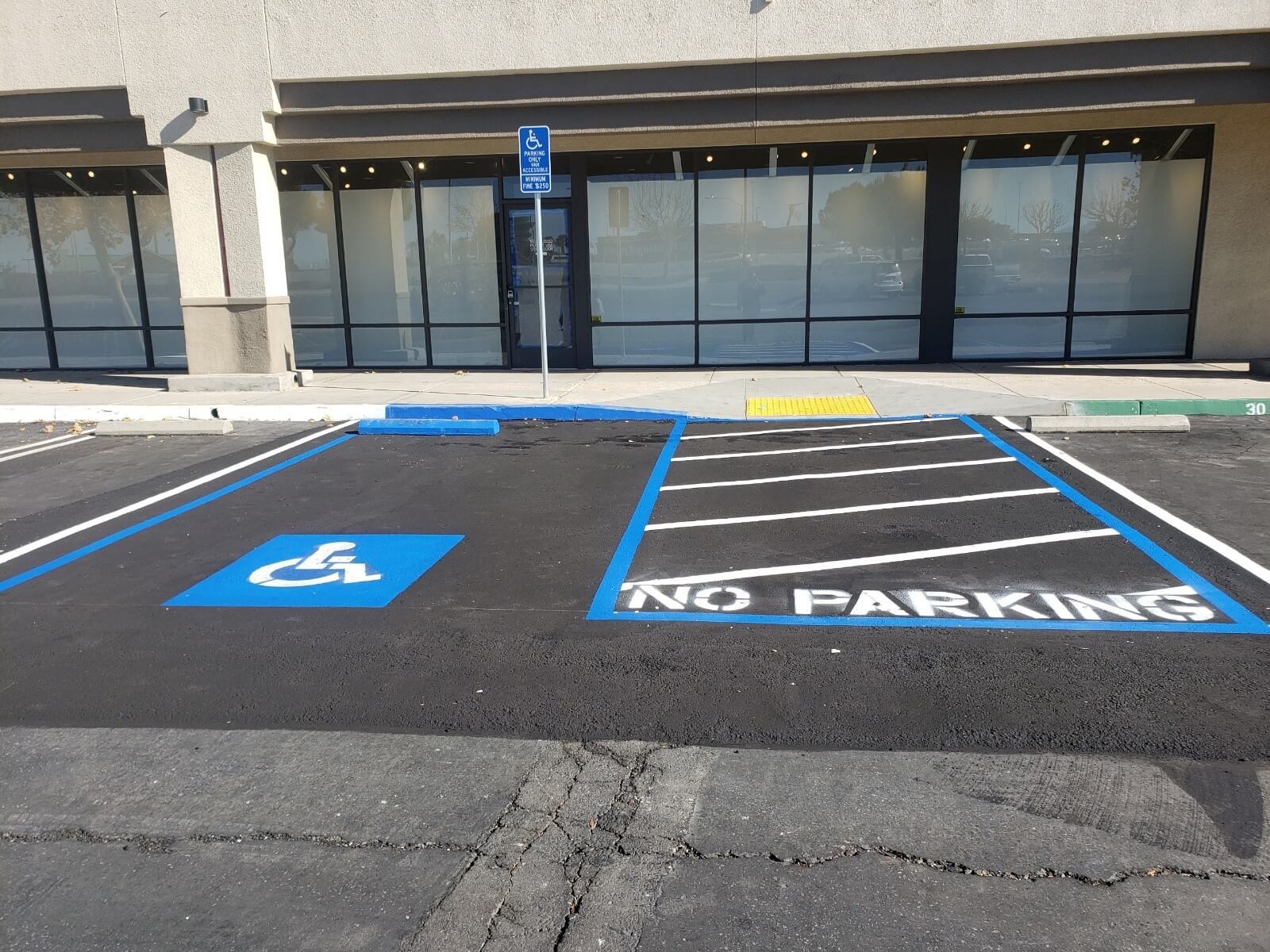 ADA Compliant Striping — Perris, CA — Action Paving