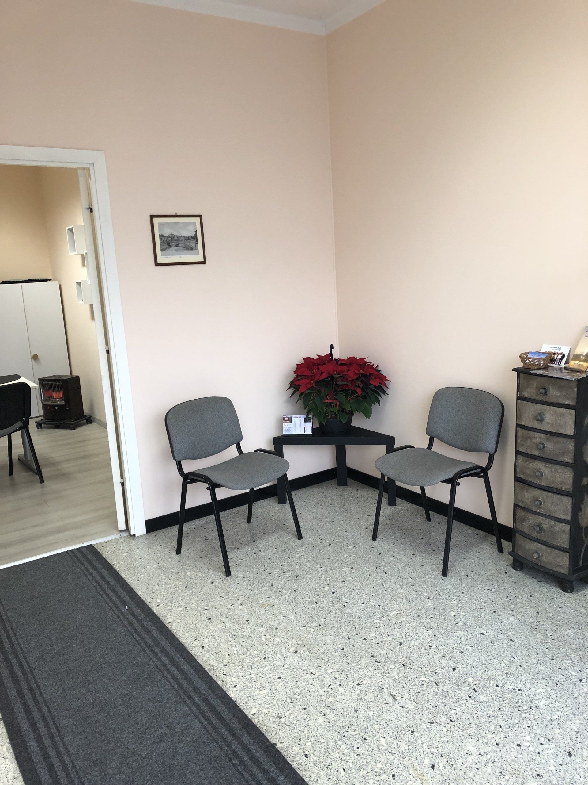 sala d'attesa dell'onoranza funebre Carcare