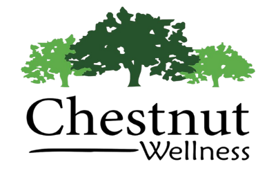 a logo for chestnut wellness and batchford aesthetics