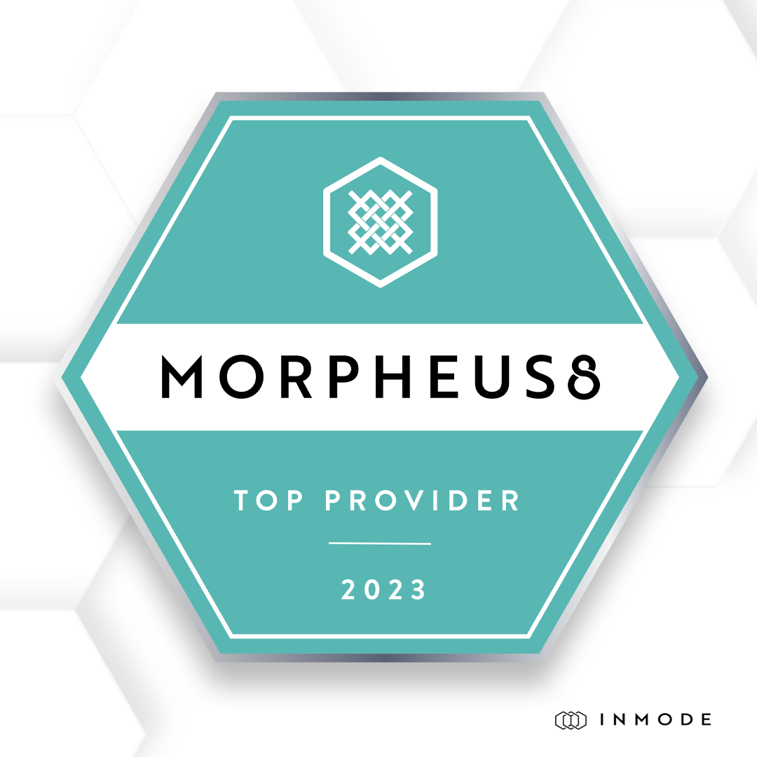 an award badge that says morpheus8 top provider 2023