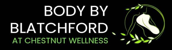 a logo for body by blatchford at chestnut wellness