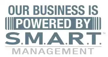 Logo of We Run on S.M.A.R.T. Management.