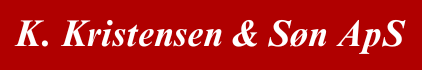 K. Kristensen & Søn aps logo