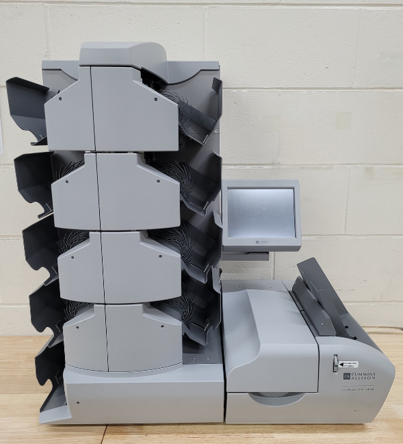 A white truck is parked on the side of the road