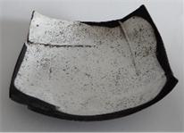 Black & White (Raku) - Keramiek Schaal