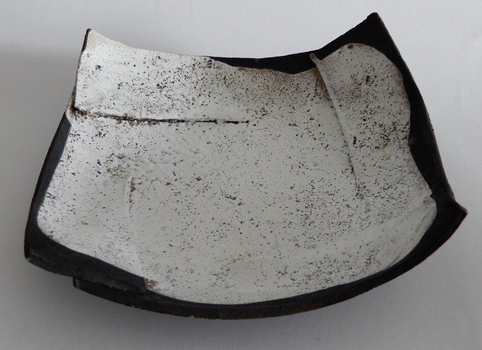 Black & White (Raku) - Keramieken Schaal