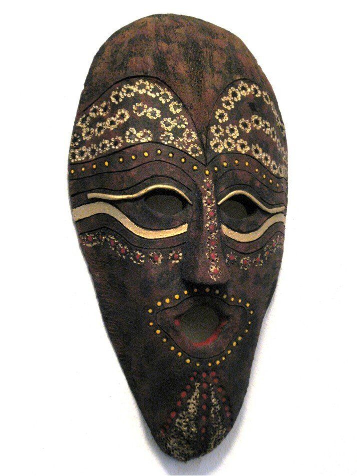 Guatemala Masker - Keramisch Beeld