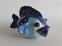 Kogelvis 1 - Beeld van Keramiek