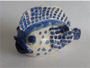 Kogelvis 3 - Beeldd van Keramiek