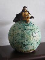 Prins Bolleboos op de Erwt - Keramiek Kunstwerk