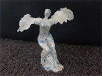 Blauwe Engel - Keramisch Kunstwerk