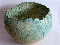 Turquoise Arabische schaal - Keramische Schaal