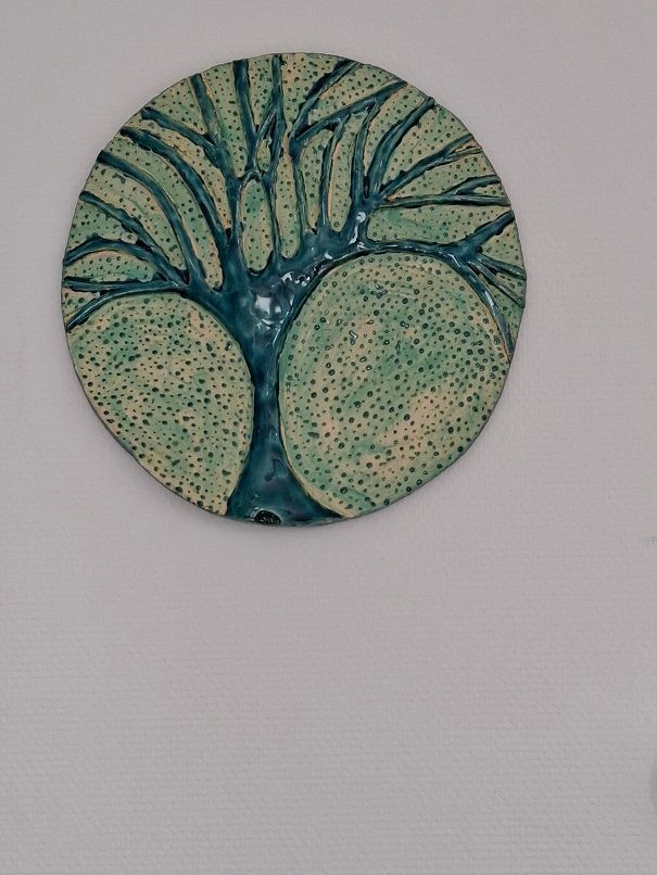 Hangende Boom - Keramisch Kunstwerk voor aan de muur
