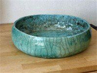 Ronde Raku Schaal