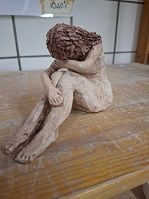 Verdriet - Keramisch Beeld